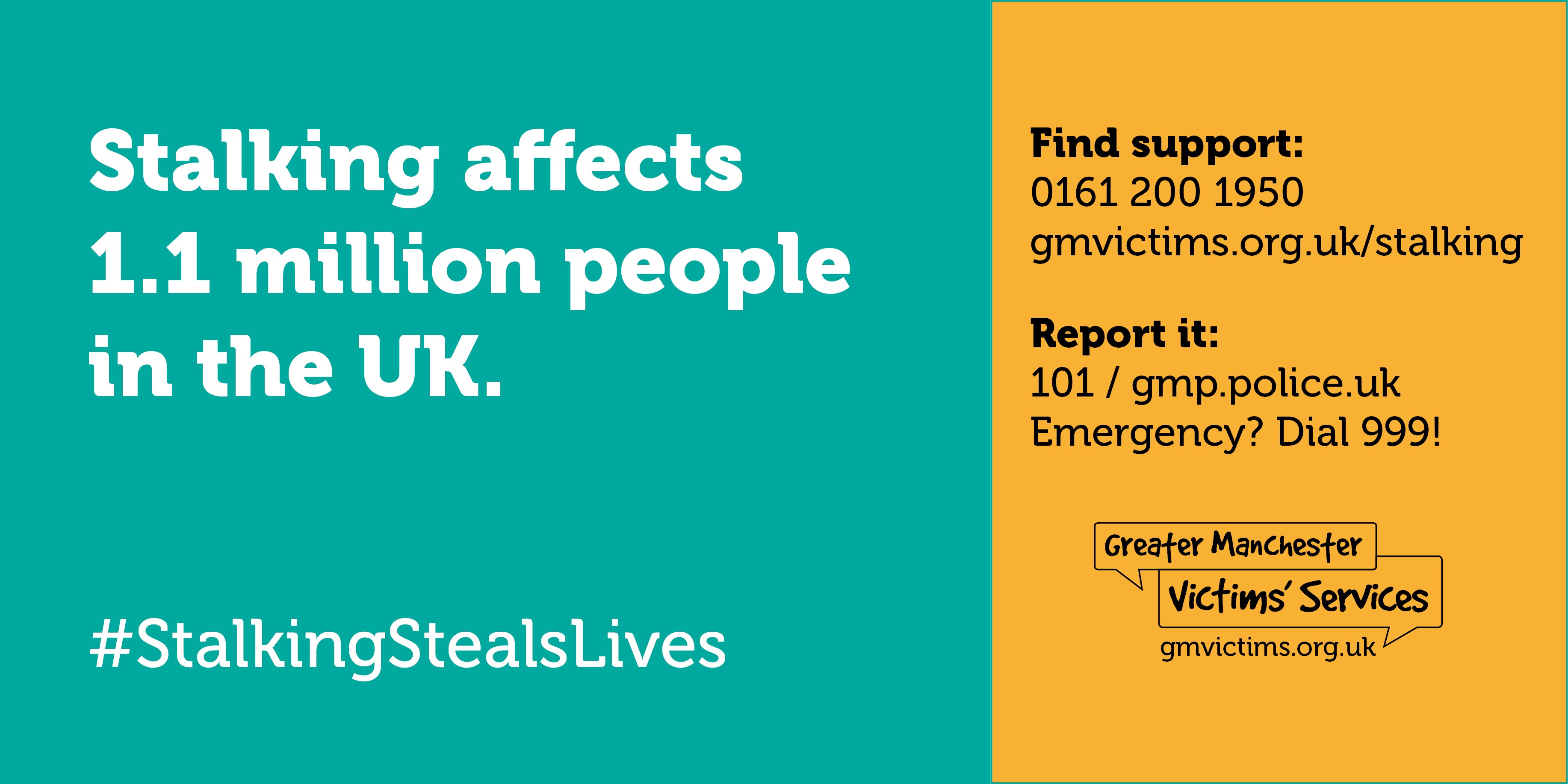 Stalking affects 1.1 million people in the UK