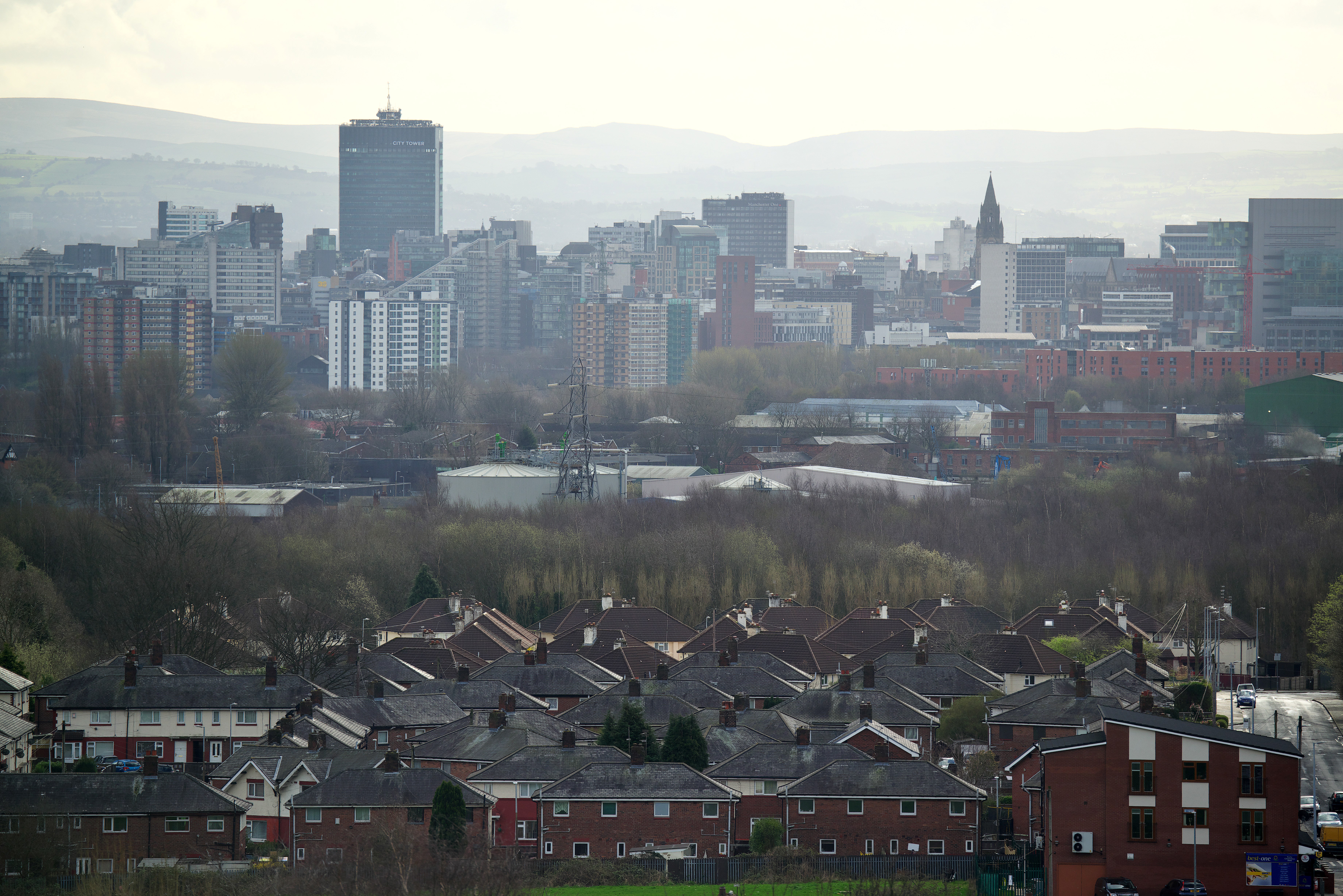 skyline of Manchester
