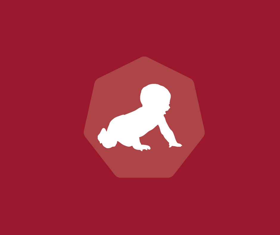 Icon of a crawling baby