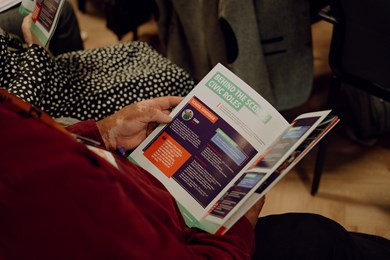 Resource pack open on the page reading 'Behind the Scene: Civic Roles'