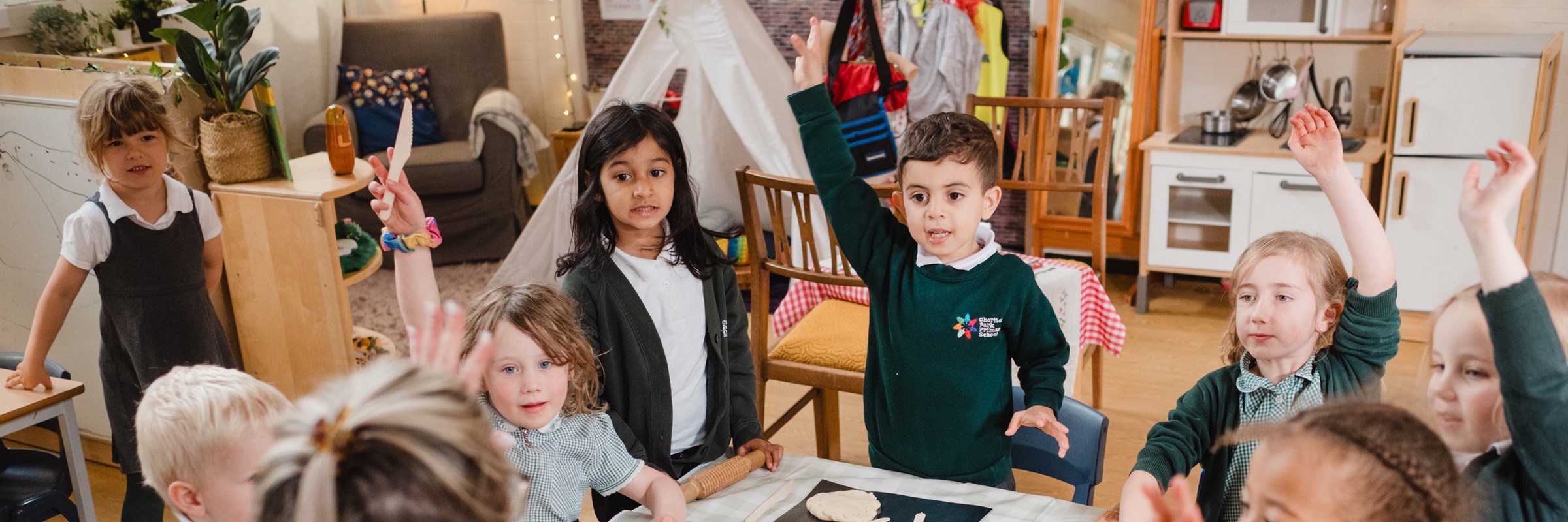 Children in classroom