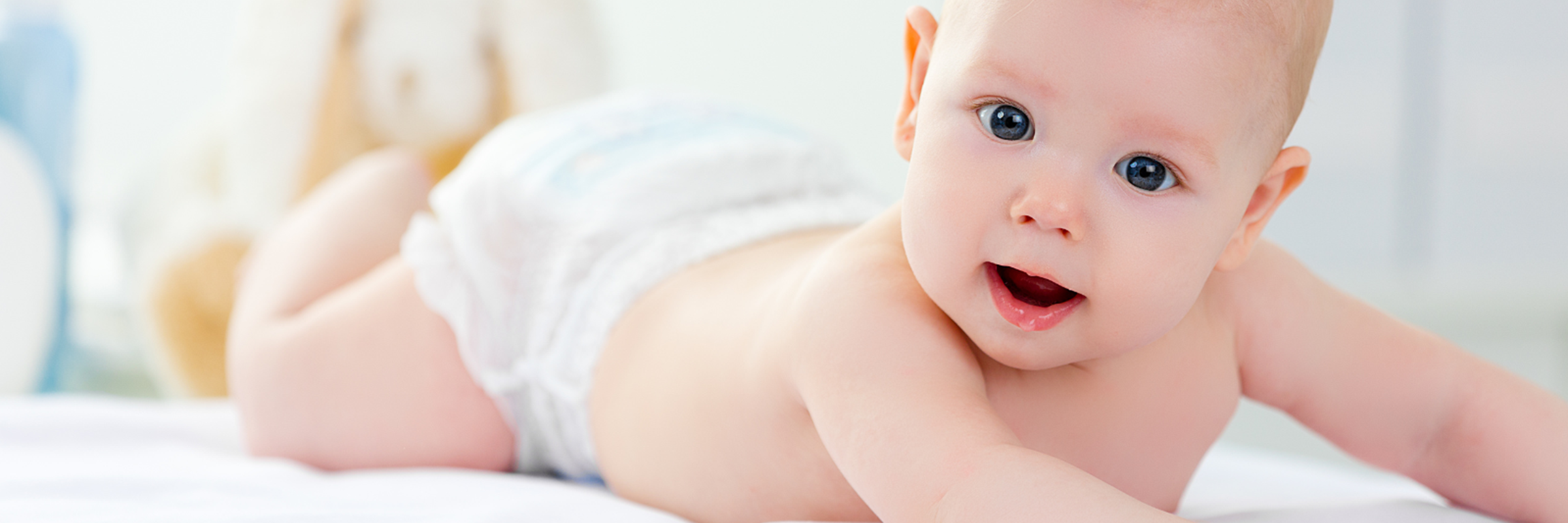 Baby lying down