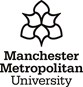 Manchester Met logo, black on white background
