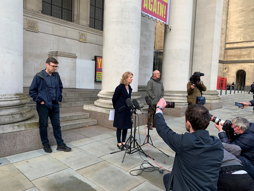 Andy Burnham, Bev Hughes, Sir Richard Leese