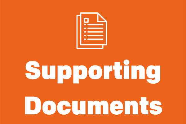 picture of a written document with the words "supporting documents" written underneath