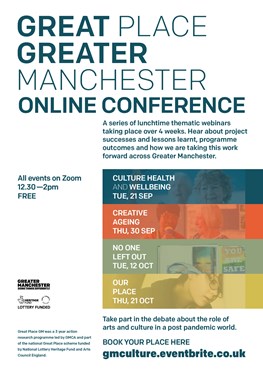 Greater Manchester Online Conference Poster