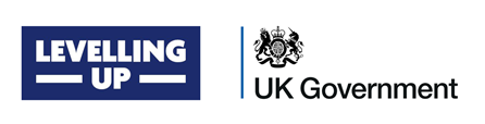 Levelling Up and UK Government Lock Up Logo