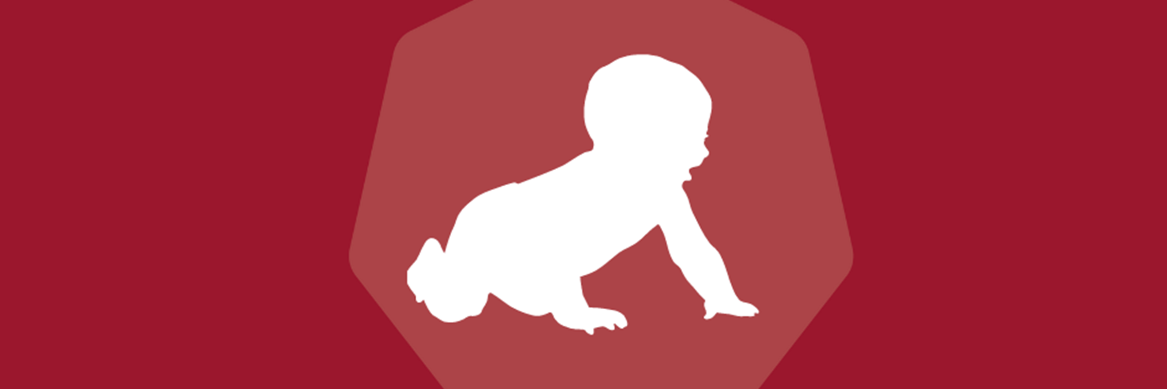 Icon of a crawling baby