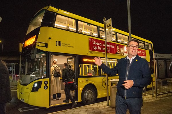 Greater Manchester retakes control of buses with historic Bee Network launch