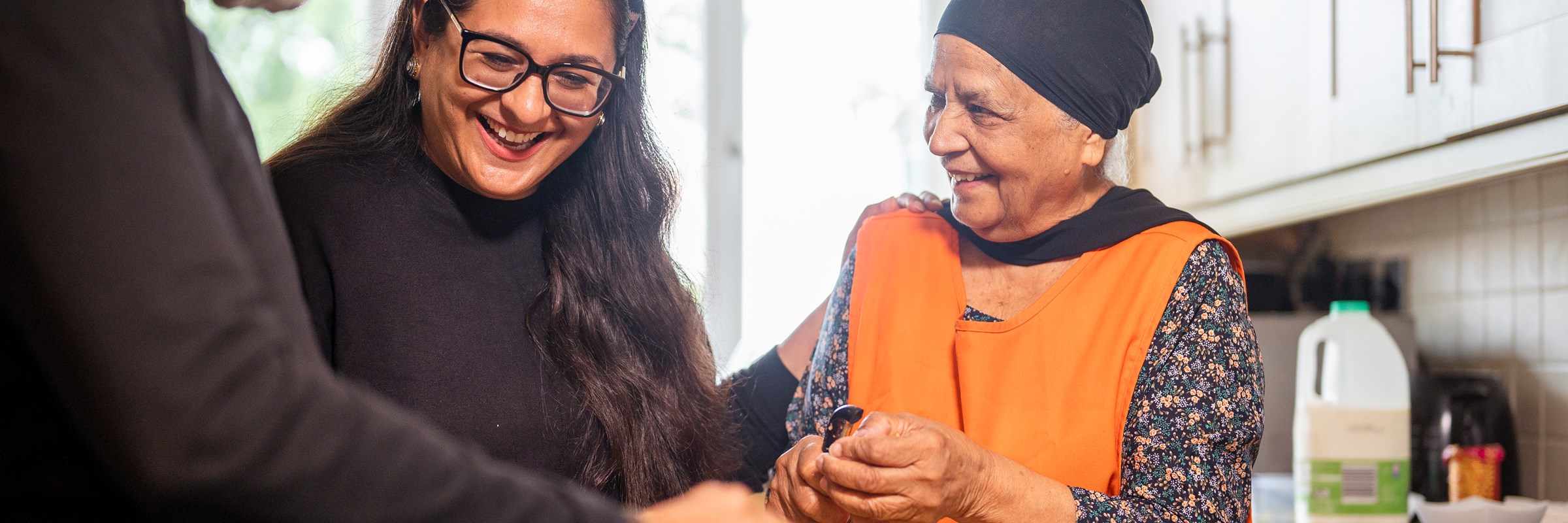 Sikh kitchen volunteers