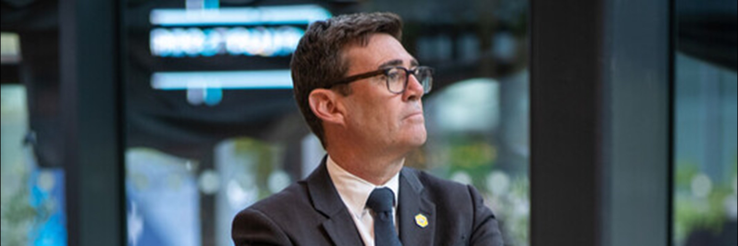 A photo of the Mayor of Greater Manchester, Andy Burnham